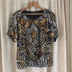 Vintage Sequin Top